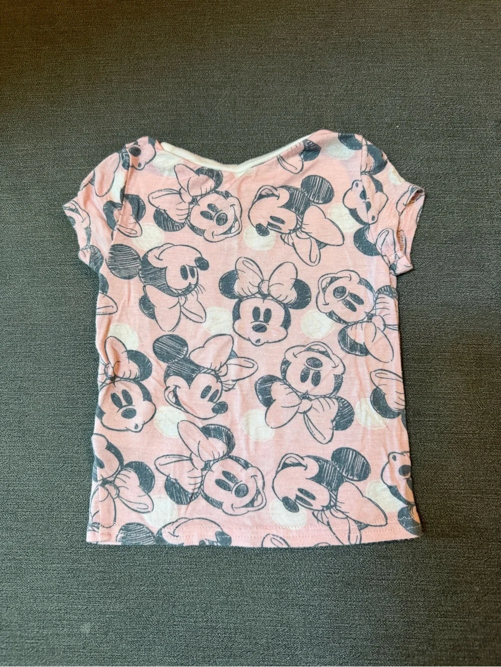 Pink Minnie Short Sleeve Pajama set